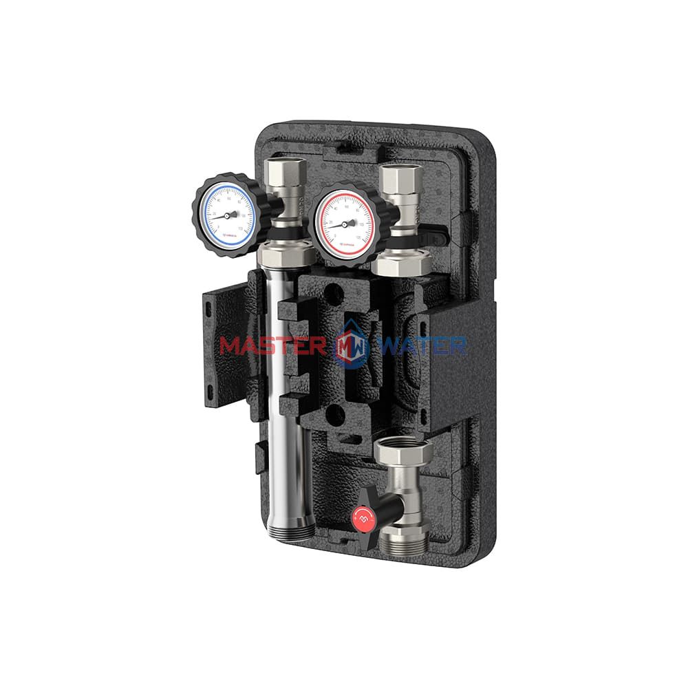 Насосная группа Varmega V-Flow VMPG10-250000, прямая, DN25, нержавеющая сталь без насоса
