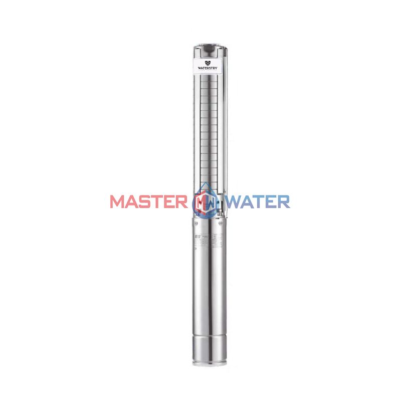 Скважинный насос Waterstry 4SP 3-25 1х230В 1.5 кВт со встроенным конденсатором