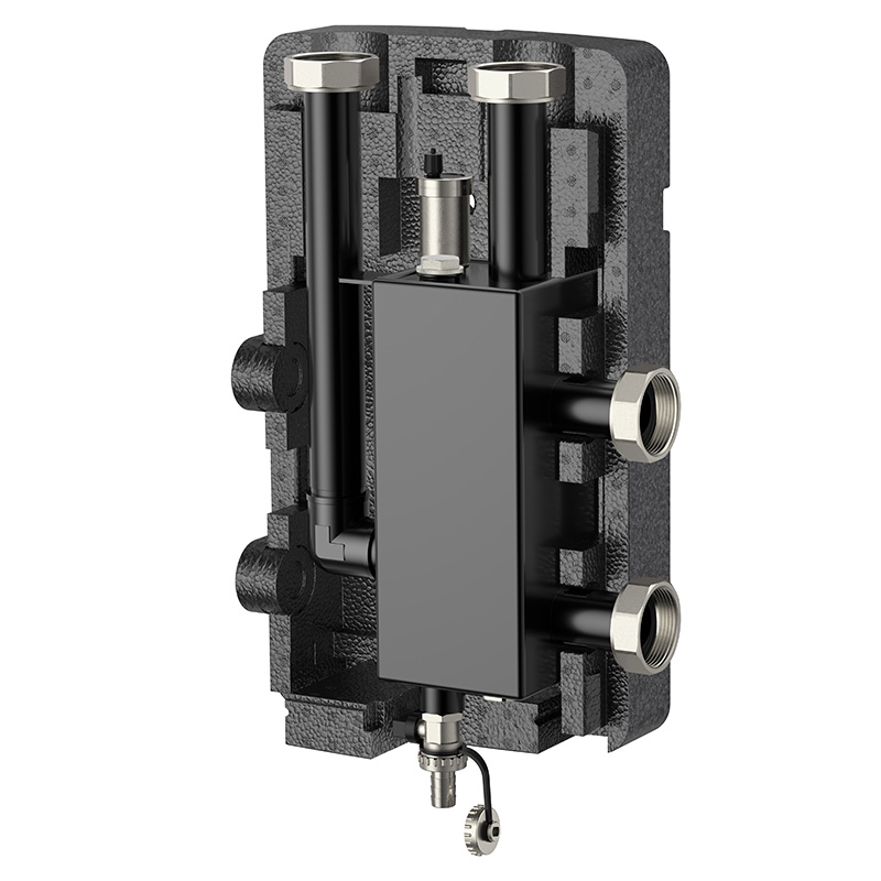 Гидравлический разделитель Varmega V-Flow стальной DN25 с термоизоляцией