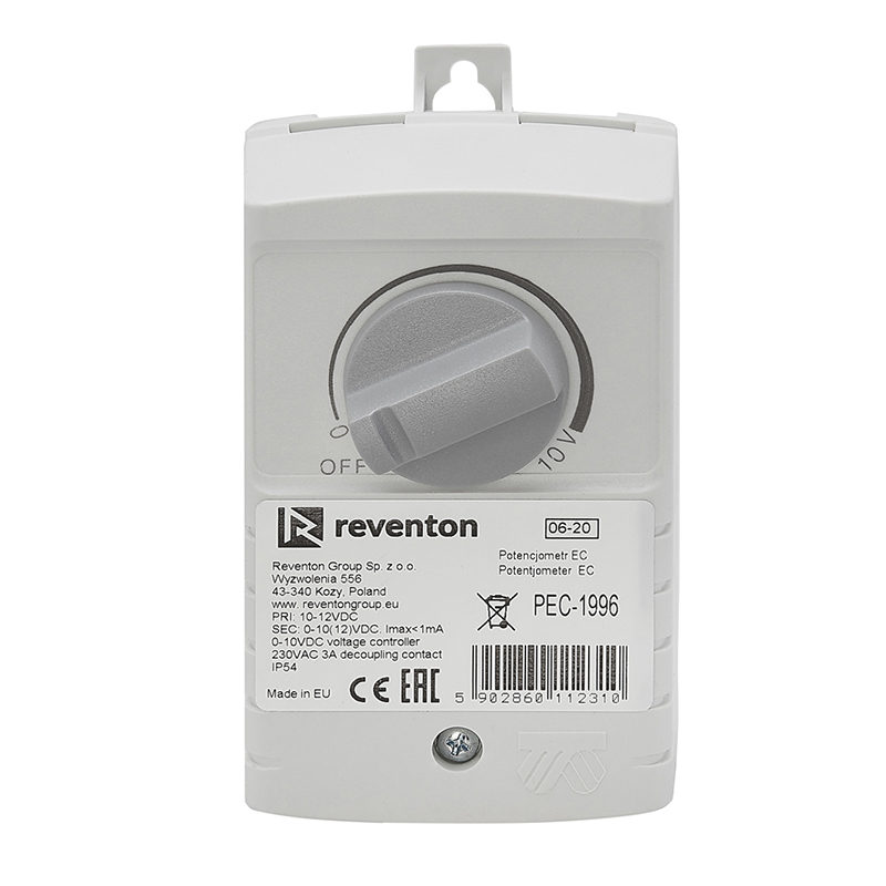 Потенциометр Reventon EC для регулировки оборотов вентилятора