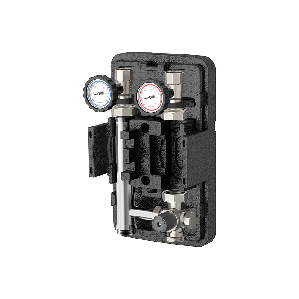 Насосная группа Varmega V-Flow VMPG11-250000 с термосмесительным клапаном DN25, нержавеющая сталь без насоса