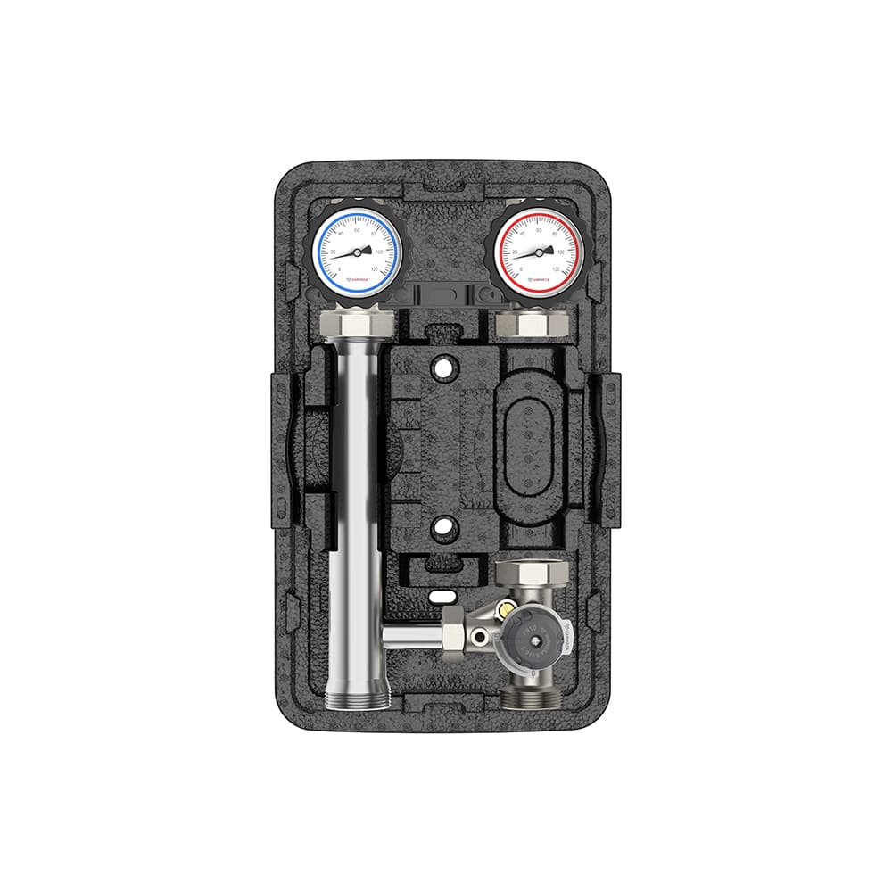 Насосная группа Varmega V-Flow VMPG12-250000 с 3-ходовым клапаном DN25, нержавеющая сталь без насоса и привода